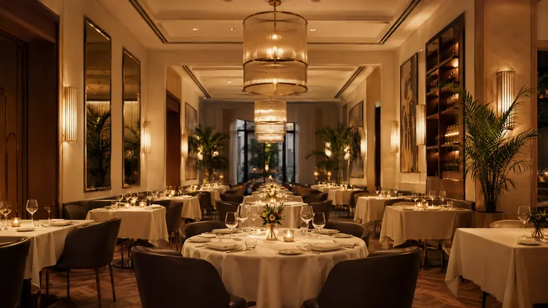 Interno di un ristorante elegante